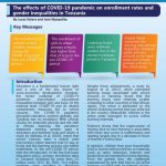 The effects of COVID-19 pandemic on enrollment rates and gender inequalities in Tanzania